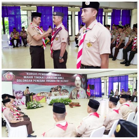 Aster Panglima Tni Buka Kursus Pembina Pramuka Trisaka Tni Ta Sorot News